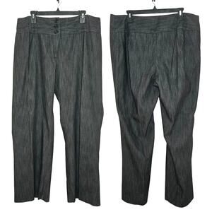 Spring Street Wide Waist Band Three Button Enclosure Dress Pant Size 22